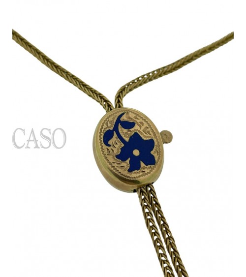 ANTICO SALISCENDI IN ORO CON SMALTI