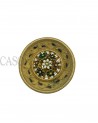 SPILLA VINTAGE IN ORO GIALLO CON SMALTI