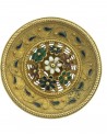 SPILLA VINTAGE IN ORO GIALLO CON SMALTI