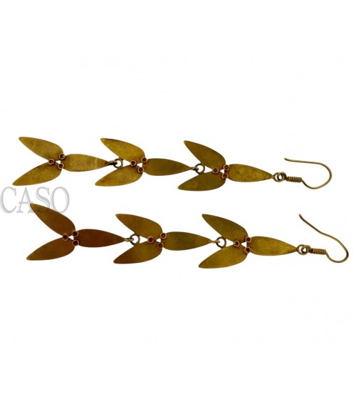 ORECCHINI VINTAGE PENDENTI ORO GIALLO