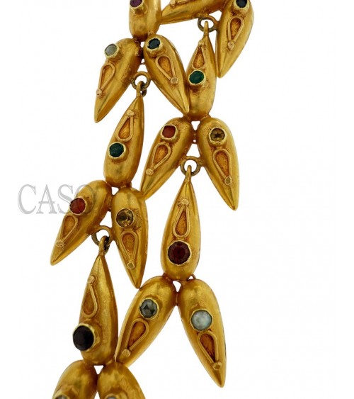 ORECCHINI VINTAGE PENDENTI ORO GIALLO