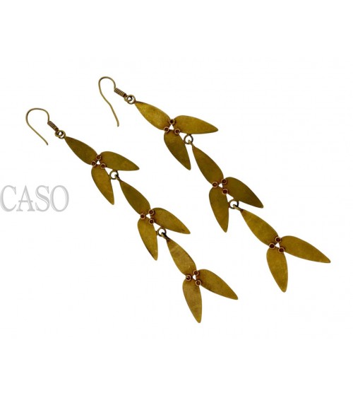 ORECCHINI VINTAGE PENDENTI ORO GIALLO