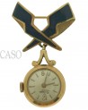 SPILLA OROLOGIO VINTAGE IN ORO E SMALTO
