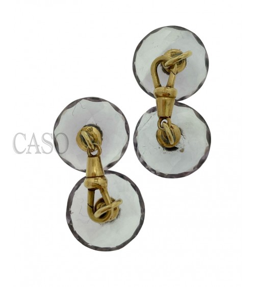 GEMELLI DA POLSO DI AMETISTE