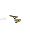 YELLOW GOLD AND SAPPHIRE VINTAGE CUFFLINKS