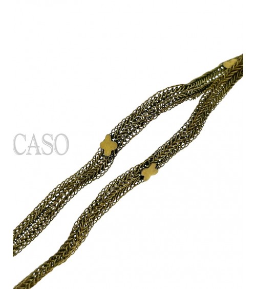 ANTIQUE GOLD LONG LACE