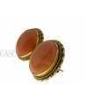 ORECCHINI VINTAGE CORALLO E ORO