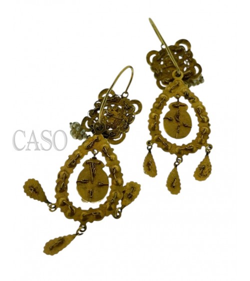 ORECCHINI ANTICHI CON MICRO PERLINE
