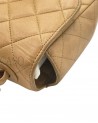 CHANEL VINTAGE MEDIA IN PELLE BEIGE CON BACHELITE