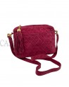 BORSA CHANEL MODELLO CAMERA IN SUEDE FRAGOLA