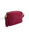 BORSA CHANEL MODELLO CAMERA IN SUEDE FRAGOLA