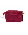 BORSA CHANEL MODELLO CAMERA IN SUEDE FRAGOLA