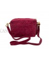 BORSA CHANEL MODELLO CAMERA IN SUEDE FRAGOLA