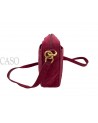 BORSA CHANEL MODELLO CAMERA IN SUEDE FRAGOLA
