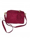 BORSA CHANEL MODELLO CAMERA IN SUEDE FRAGOLA