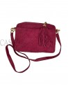 BORSA CHANEL MODELLO CAMERA IN SUEDE FRAGOLA
