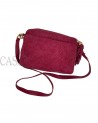 BORSA CHANEL MODELLO CAMERA IN SUEDE FRAGOLA
