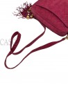 BORSA CHANEL MODELLO CAMERA IN SUEDE FRAGOLA