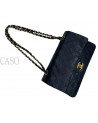 BORSA CHANEL VINTAGE MODELLO CLASSICO IN PELLE NERA