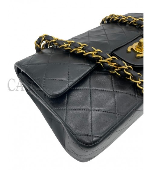 BORSA CHANEL VINTAGE MODELLO CLASSICO IN PELLE NERA