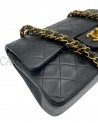BORSA CHANEL VINTAGE MODELLO CLASSICO IN PELLE NERA