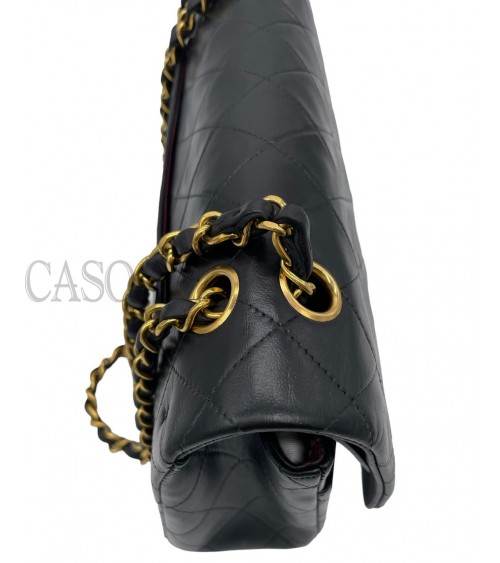 BORSA CHANEL VINTAGE MODELLO CLASSICO IN PELLE NERA
