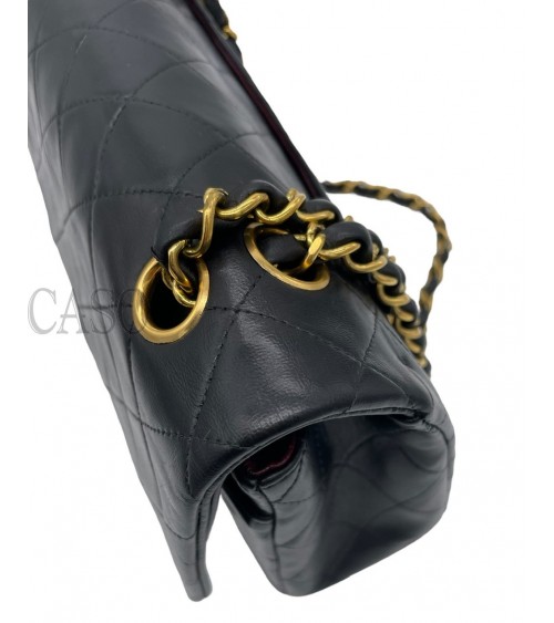 BORSA CHANEL VINTAGE MODELLO CLASSICO IN PELLE NERA