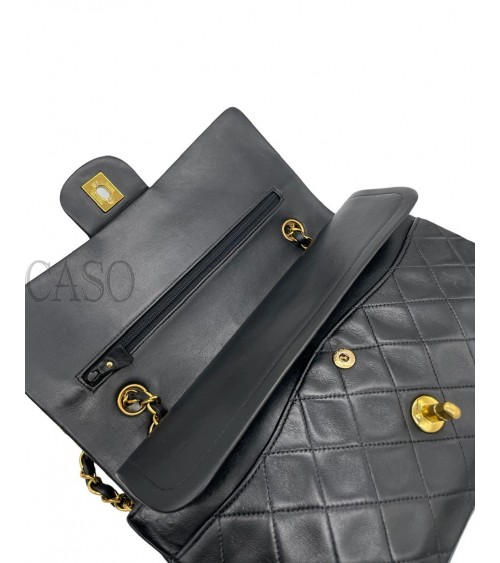 BORSA CHANEL VINTAGE MODELLO CLASSICO IN PELLE NERA