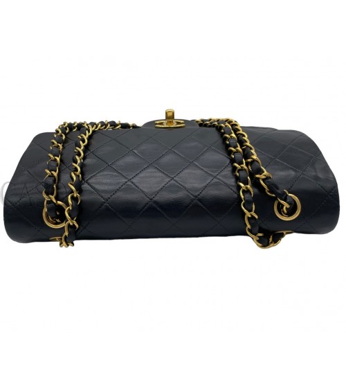 BORSA CHANEL VINTAGE MODELLO CLASSICO IN PELLE NERA