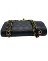 BORSA CHANEL VINTAGE MODELLO CLASSICO IN PELLE NERA