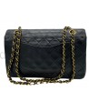BORSA CHANEL VINTAGE MODELLO CLASSICO IN PELLE NERA