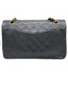 BORSA CHANEL VINTAGE MODELLO CLASSICO IN PELLE NERA