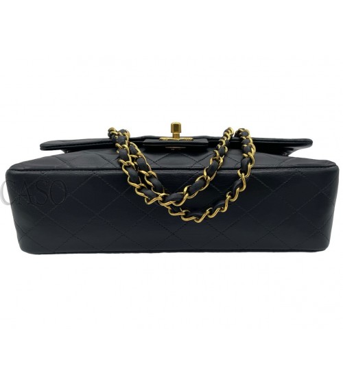 BORSA CHANEL VINTAGE MODELLO CLASSICO IN PELLE NERA