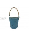 MANGIATOIA HERMES VINTAGE IN PELLE BLU CON FATTURA