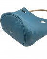 MANGIATOIA HERMES VINTAGE IN PELLE BLU CON FATTURA