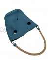 MANGIATOIA HERMES VINTAGE IN PELLE BLU CON FATTURA