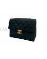 MINI SQUARE CHANEL VINTAGE IN SETA NERA