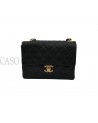 MINI SQUARE CHANEL VINTAGE IN SETA NERA