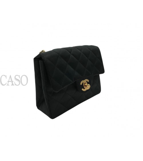 MINI SQUARE CHANEL VINTAGE IN SETA NERA