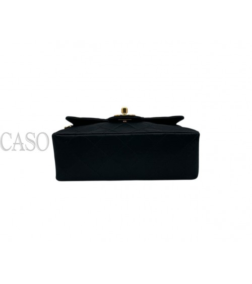 MINI SQUARE CHANEL VINTAGE IN SETA NERA