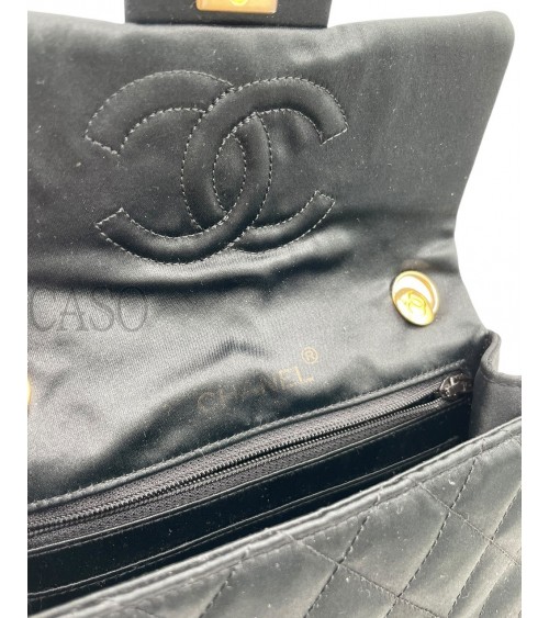 MINI SQUARE CHANEL VINTAGE IN SETA NERA