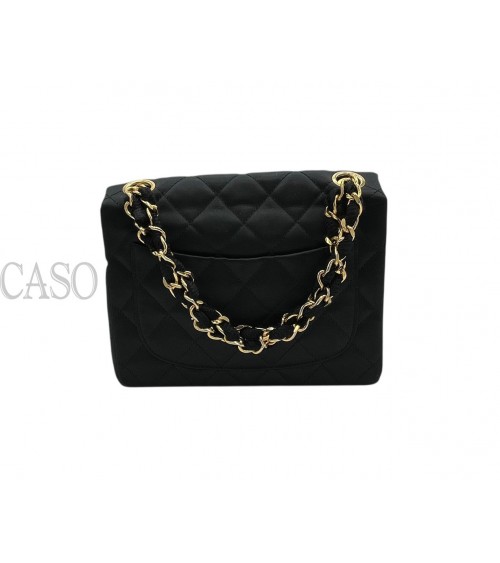 MINI SQUARE CHANEL VINTAGE IN SETA NERA