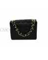 MINI SQUARE CHANEL VINTAGE IN SETA NERA