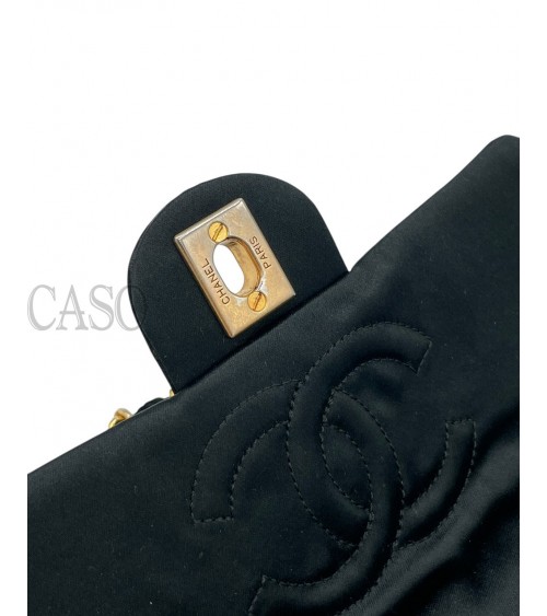 MINI SQUARE CHANEL VINTAGE IN SETA NERA