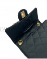 MINI SQUARE CHANEL VINTAGE IN SETA NERA