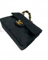 MINI SQUARE CHANEL VINTAGE IN SETA NERA