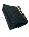 MINI SQUARE CHANEL VINTAGE IN SETA NERA