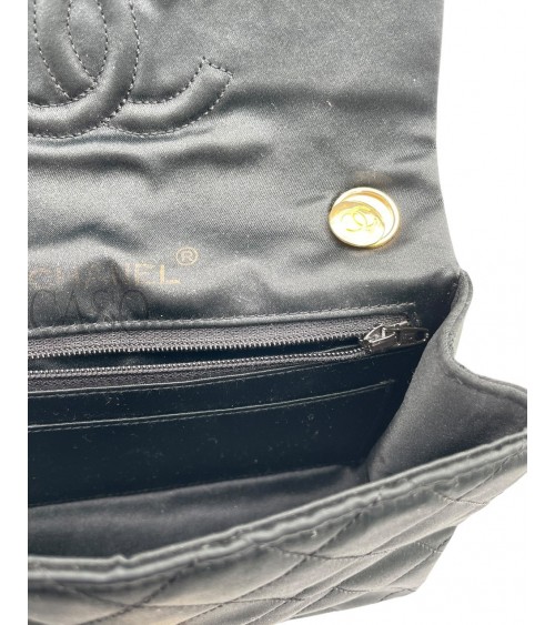 MINI SQUARE CHANEL VINTAGE IN SETA NERA