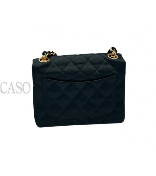 MINI SQUARE CHANEL VINTAGE IN SETA NERA