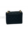 MINI SQUARE CHANEL VINTAGE IN SETA NERA